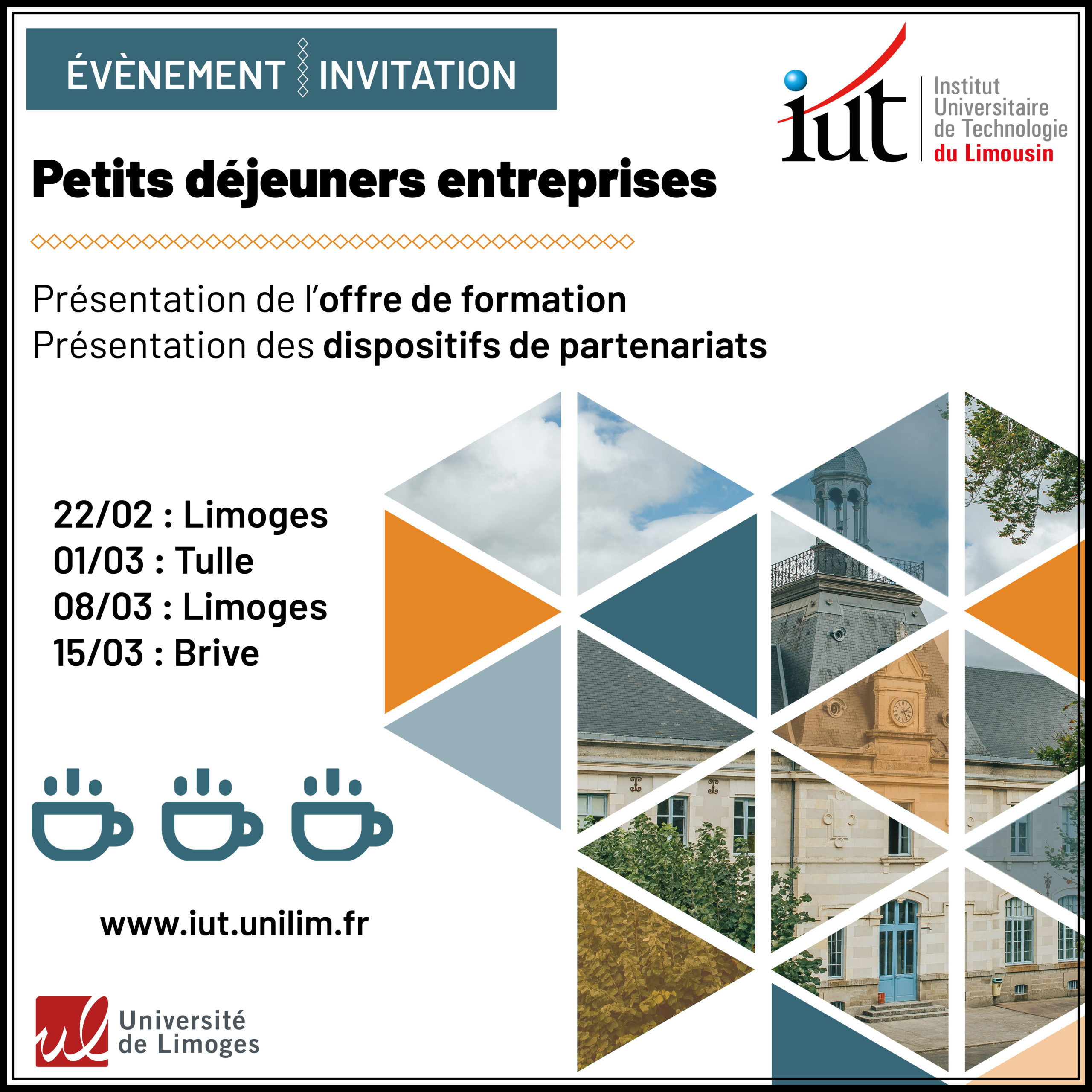 Des Petits Déjeuners Entreprises à L’IUT Du Limousin - Iut